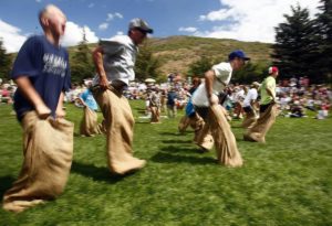 Potato Sack Race Photo