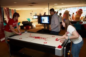 Air Hockey Party Photo